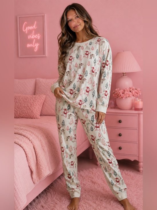 Disney Other - Disney Pooh & Piglet Pajama Set